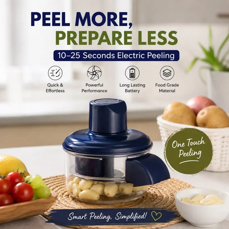 Automatic Electric Peeler — Peel Anything in Seconds