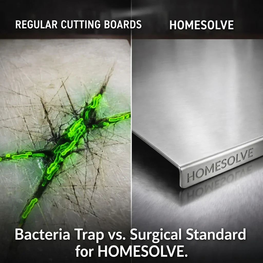 SafePrep™ 304 Stainless Steel Cutting Board