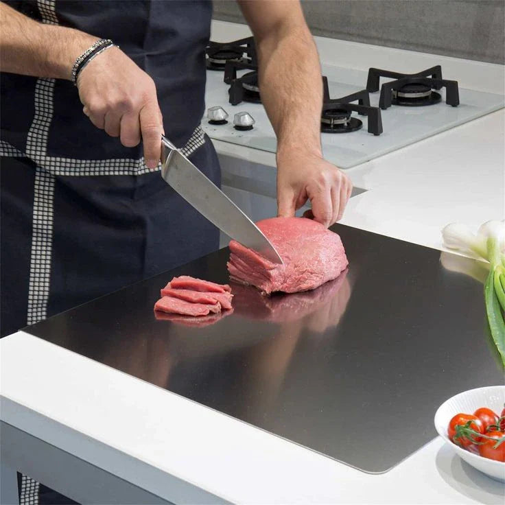 SafePrep™ 304 Stainless Steel Cutting Board