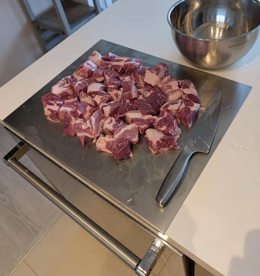 SafePrep™ 304 Stainless Steel Cutting Board
